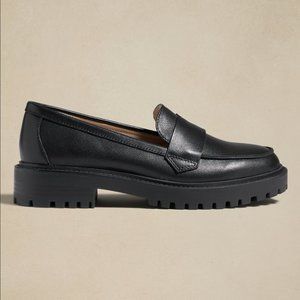 Leather Lug Sole Loafer